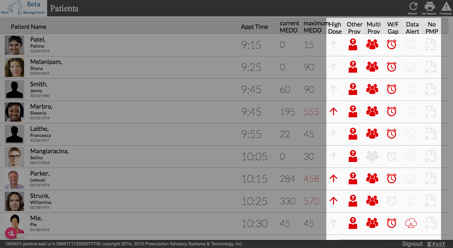 PastRx PDMP Schedule Alerts